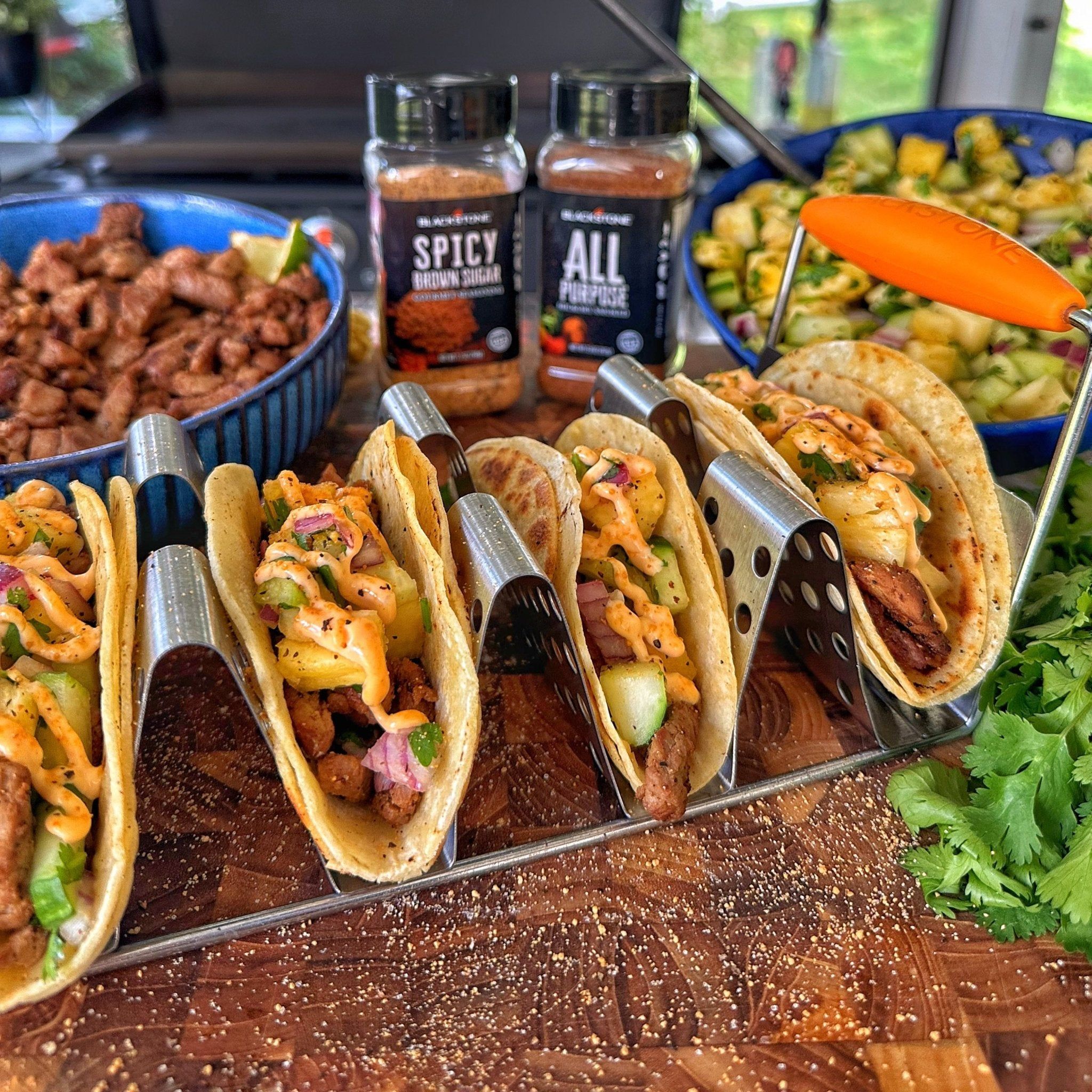 Taco-Style Grilled Pork Tenderloin with Pineapple Salsa