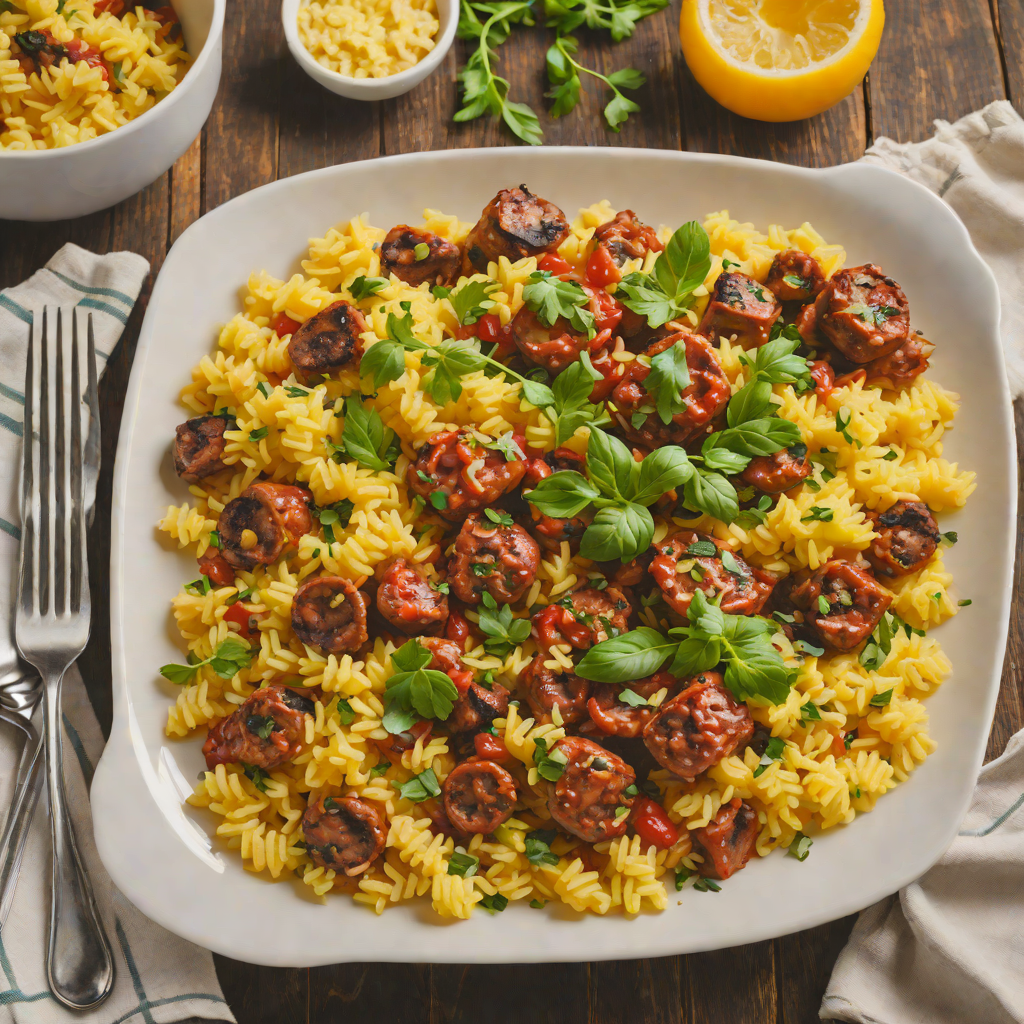 One-Pot Italian Sausage and Polenta Bake