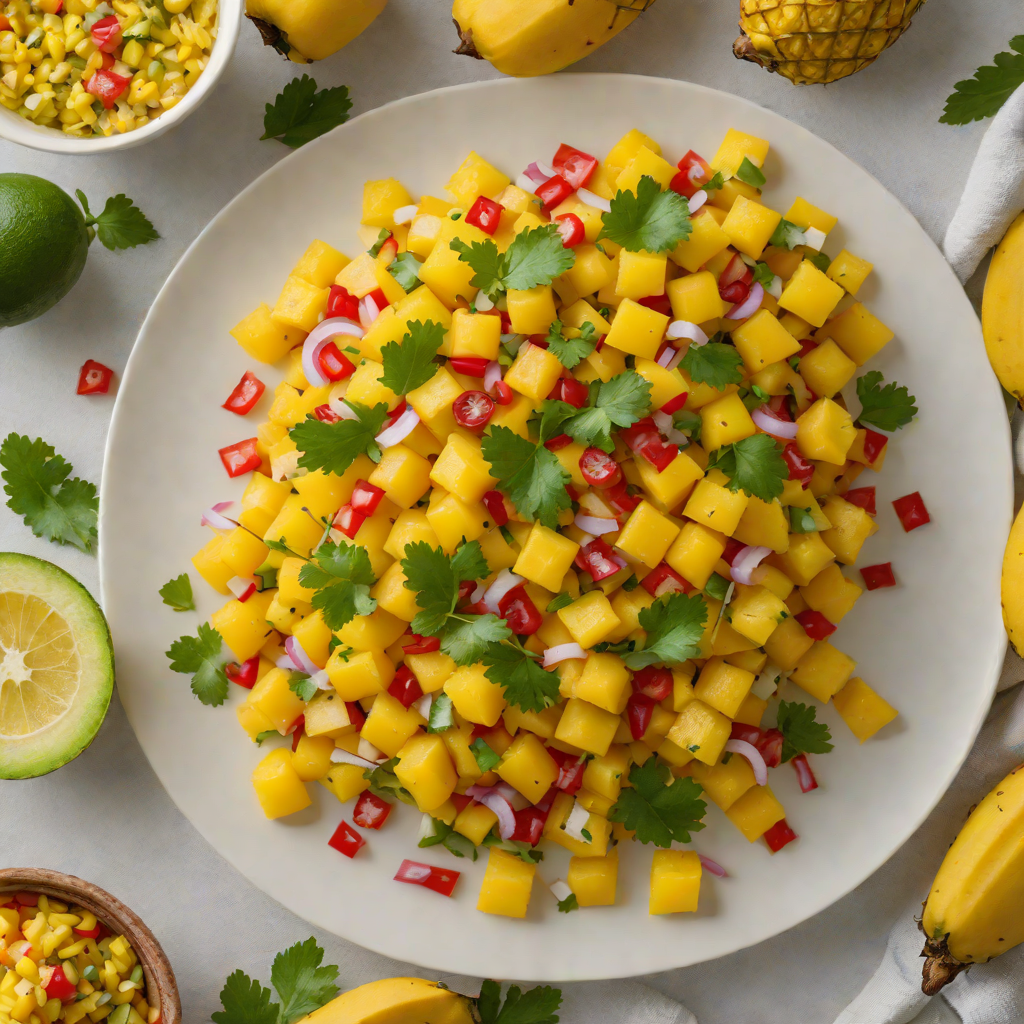 Rum-Spiced Pineapple Mango Salsa