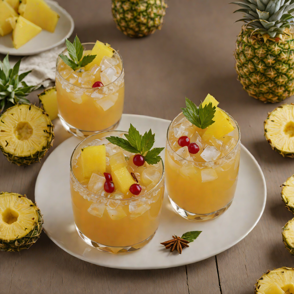 Tiki-Style Spiced Rum and Pineapple Punch