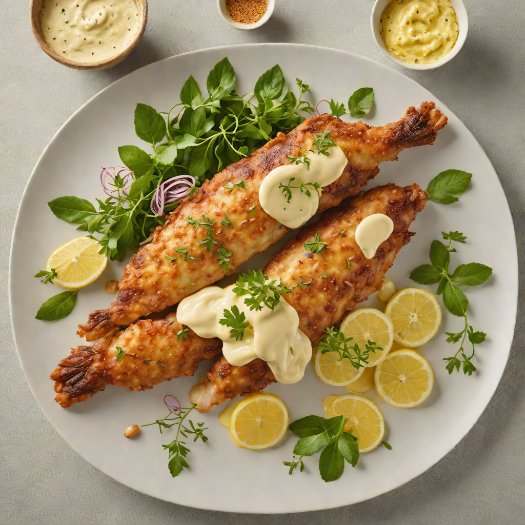 Beer-Battered Barramundi with Lemon Myrtle Aioli
