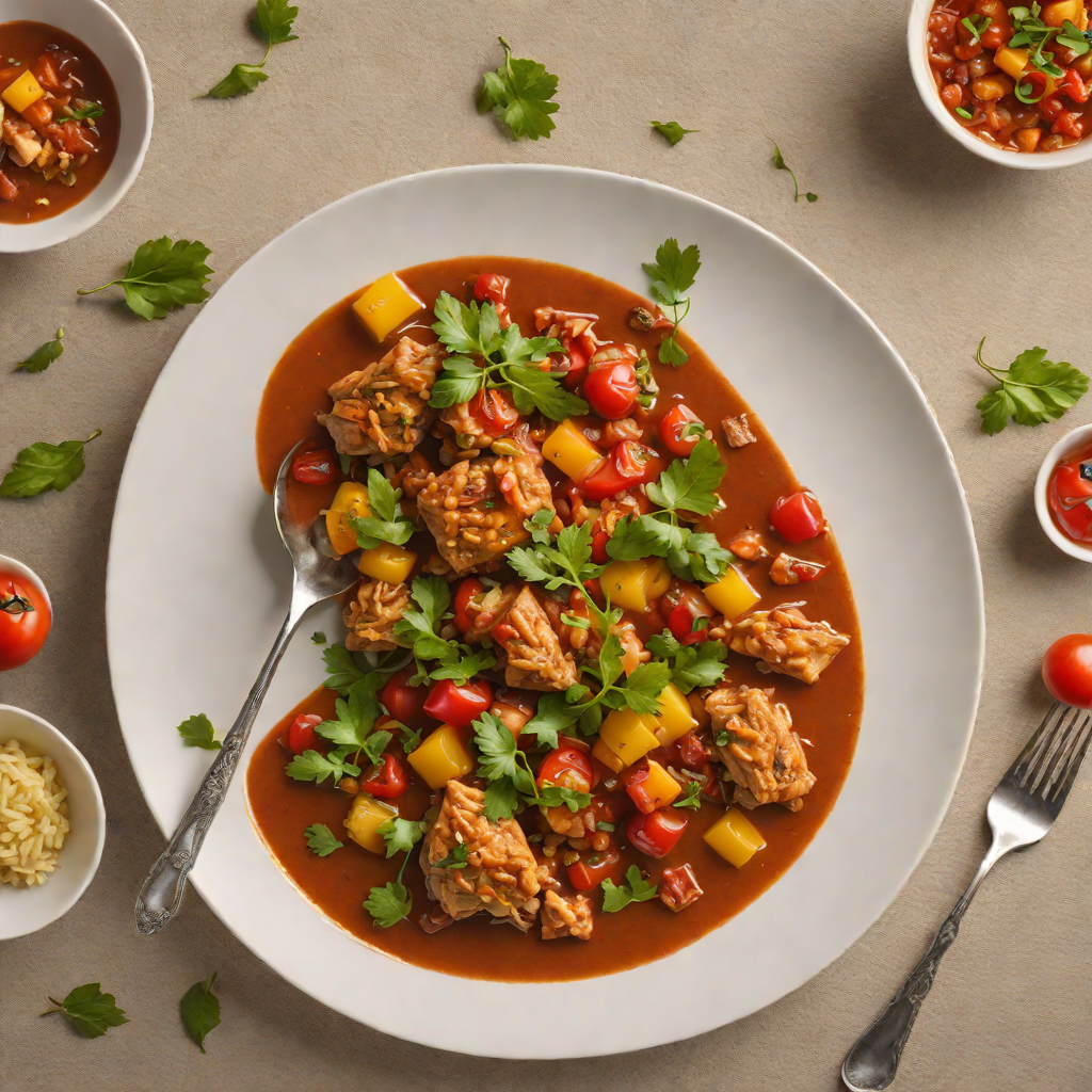 Tomato-Braised Turkey Stew with Guatemalan Chilies