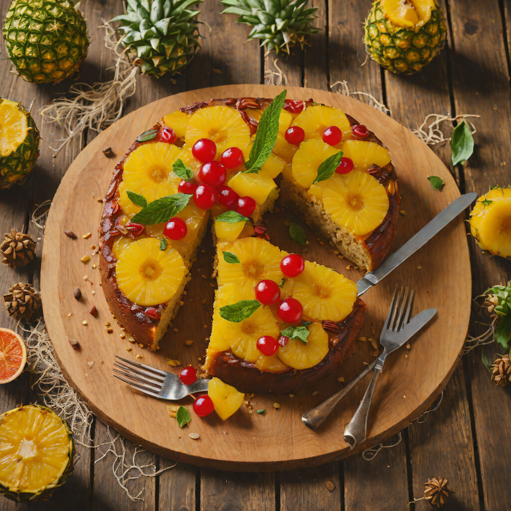 Tiki-Inspired Spiced Pineapple Upside-Down Cake