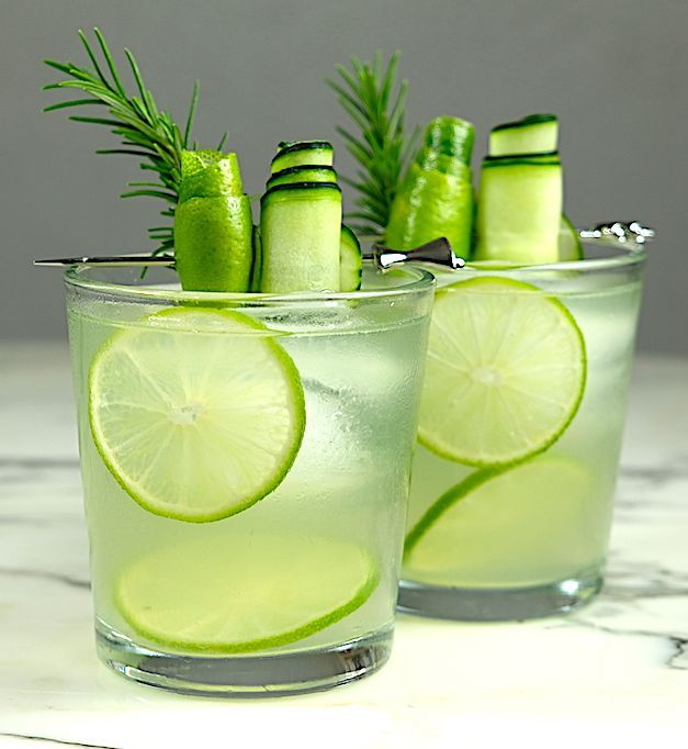 Herb-Infused Gin Gimlet