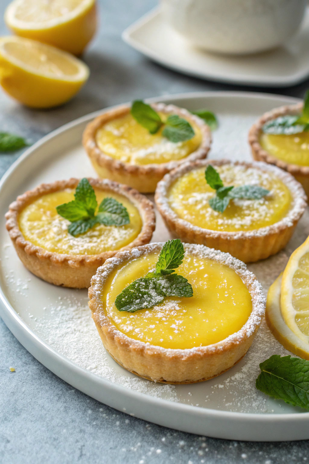 Quick No-Bake Lemon Mascarpone Tartlets