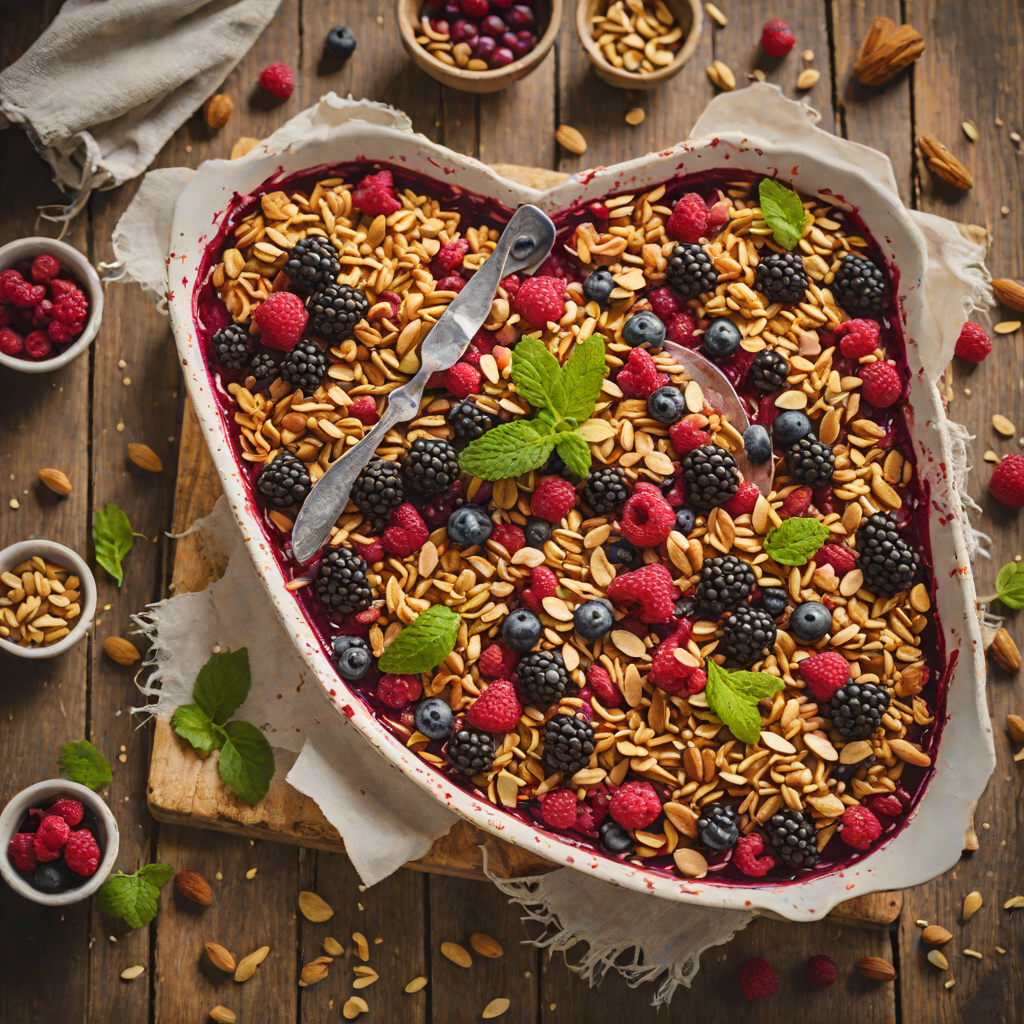 Oven-Roasted Berry and Almond Crisp