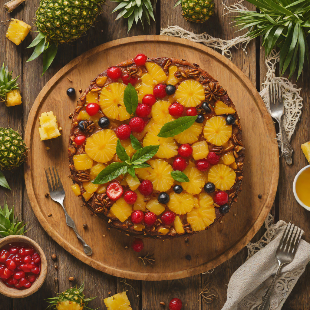 Tiki Tiki Pineapple Upside-Down Cake