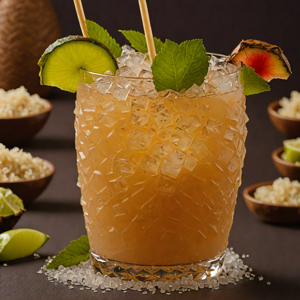 Frozen Tiki Tiki Mai Tai Cocktail