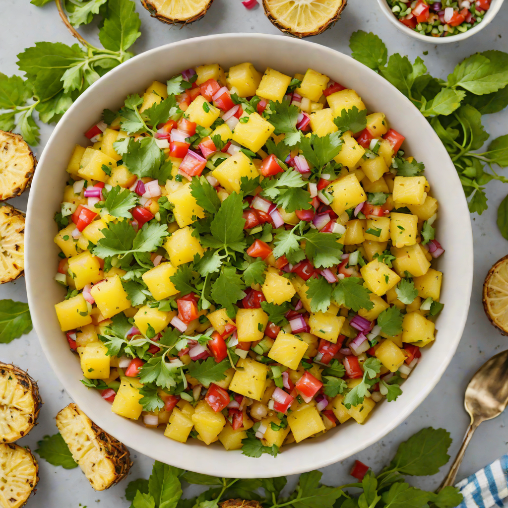 Rum-Soaked Pineapple Salsa