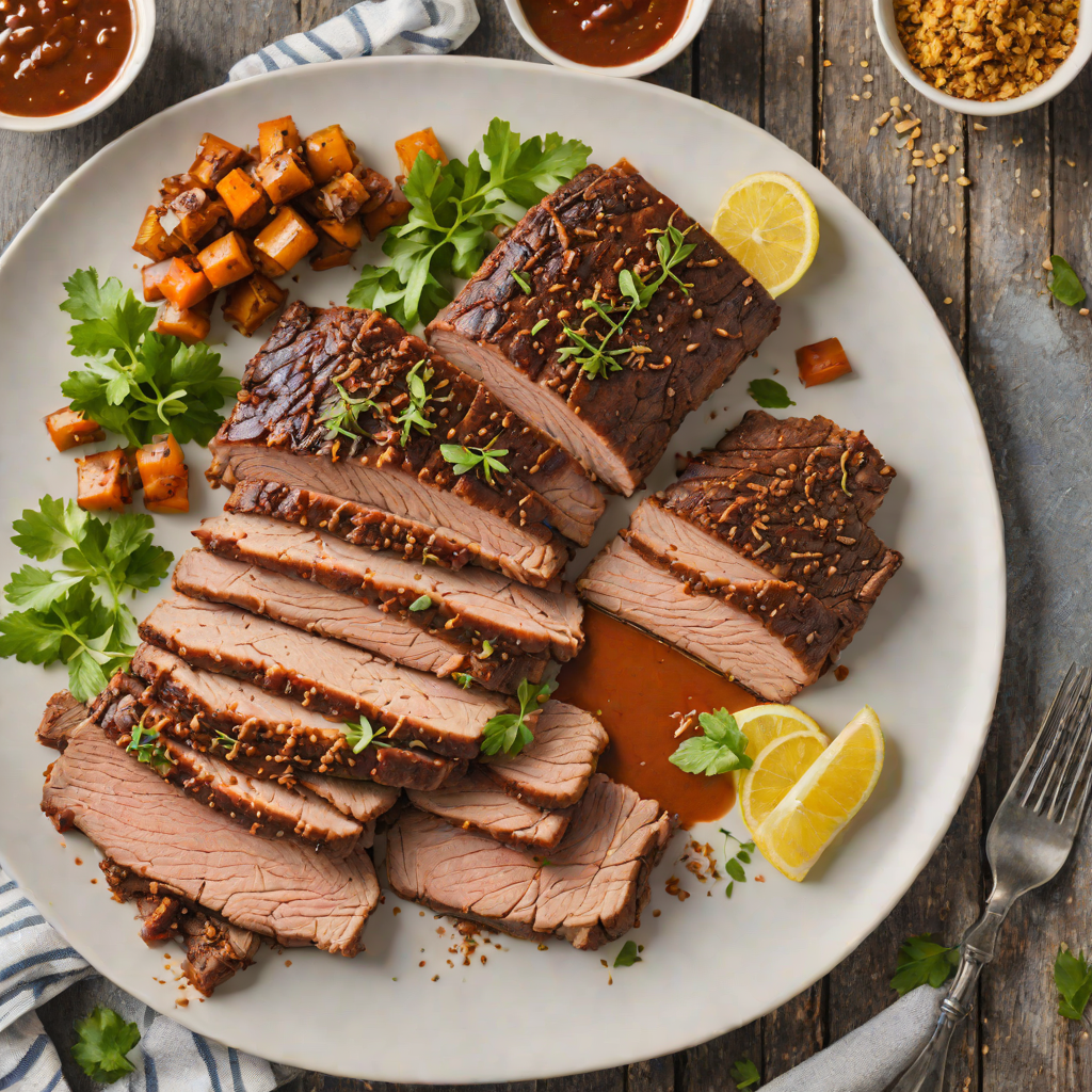 Sheet Pan Spiced Texan Beef Brisket with Smoky Rub