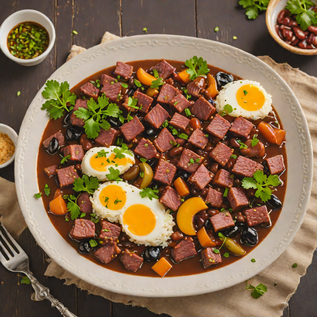 Slow-Cooked Brazilian Feijoada with Smoked Sausage