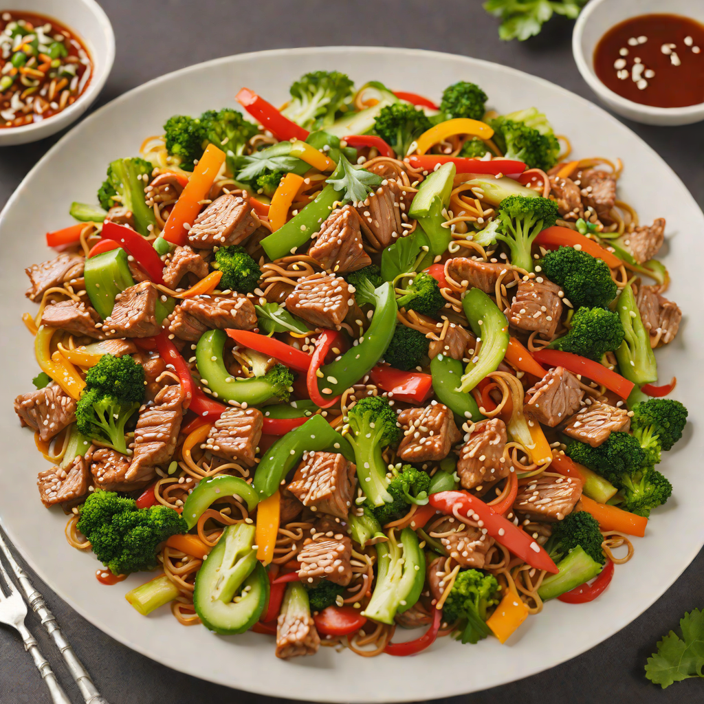 Spicy Korean-Inspired Stir Fry with Pork and Vegetables