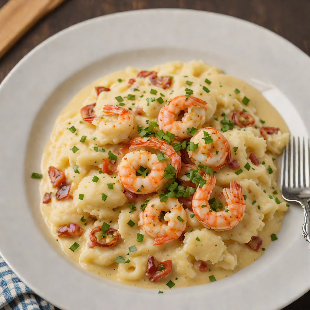 Cheesy Southern-Style Shrimp and Grits