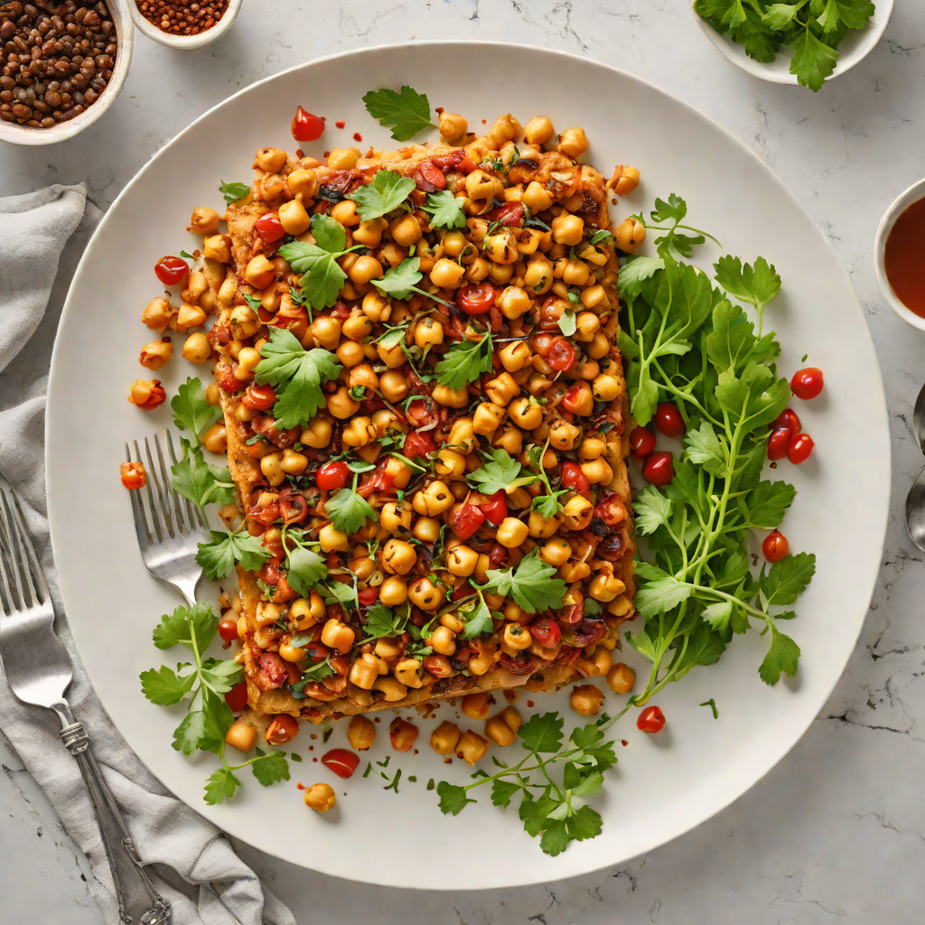 Vegetarian Chickpea and Harissa Sheet Pan Roast