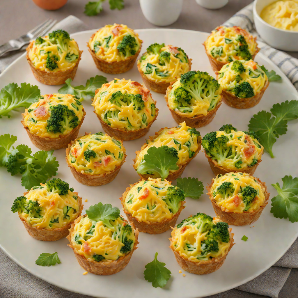 Broccoli and Cheddar Egg Muffins