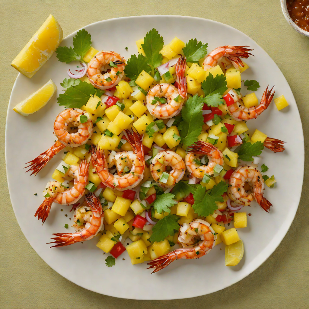 Caribbean-Style Jerk Shrimp with Pineapple Salsa
