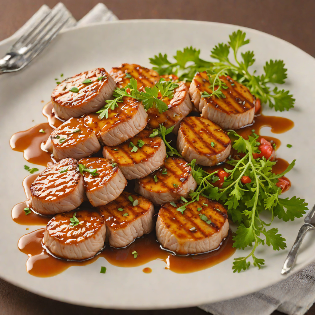 Pan-Seared Pork Medallions with Smoked Paprika and Regional Honey Glaze