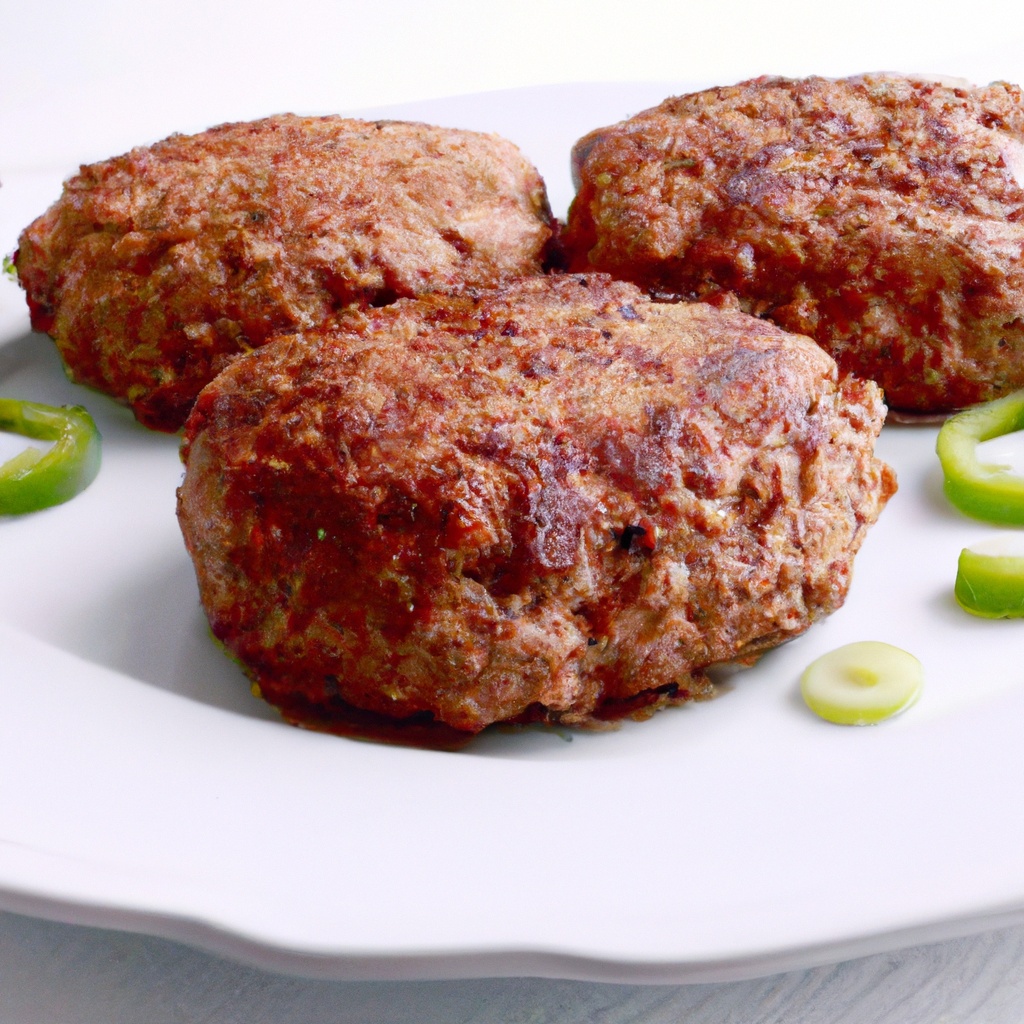 Authentic American Beef Burger with Real Beef Patty