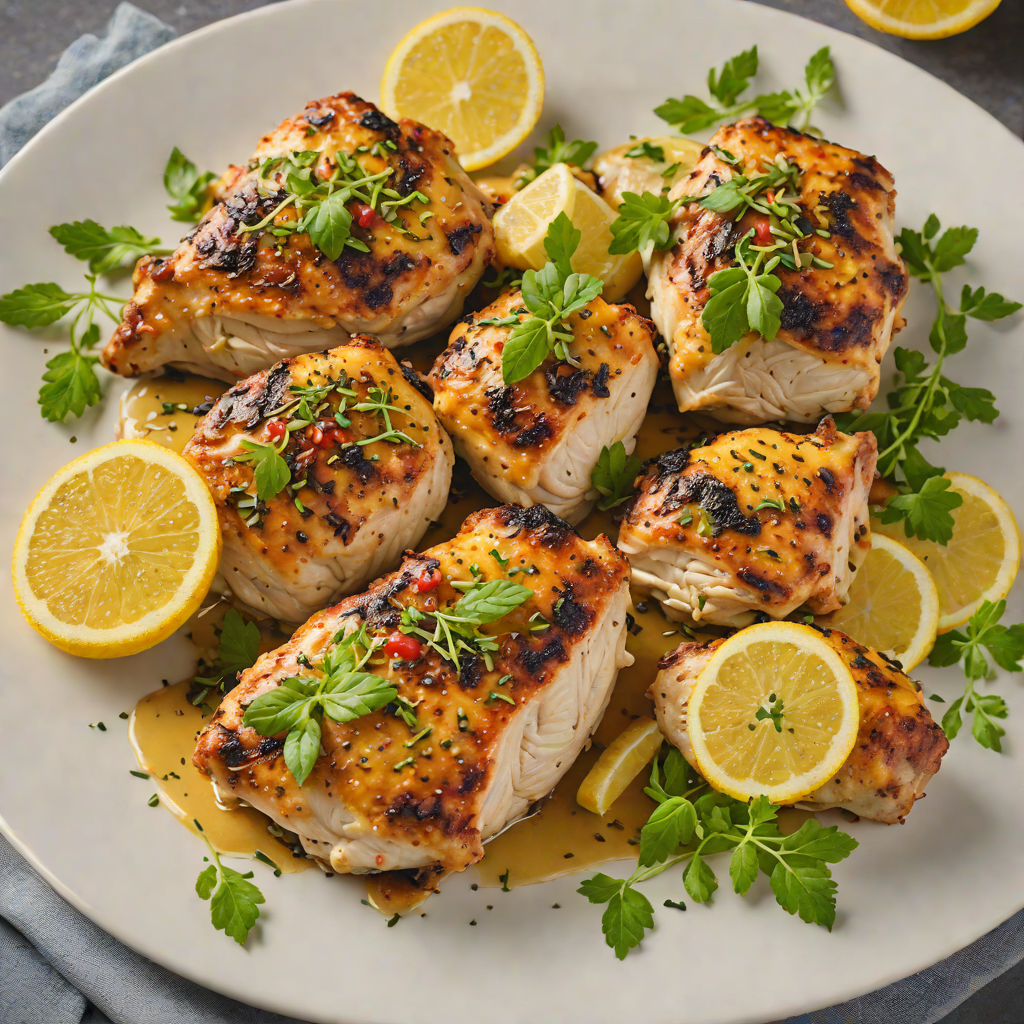 Pan-Seared Mediterranean Lemon Oregano Chicken Thighs