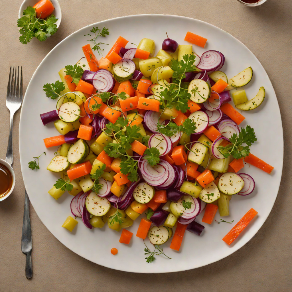 Vinegar-Brined Pickled Vegetables