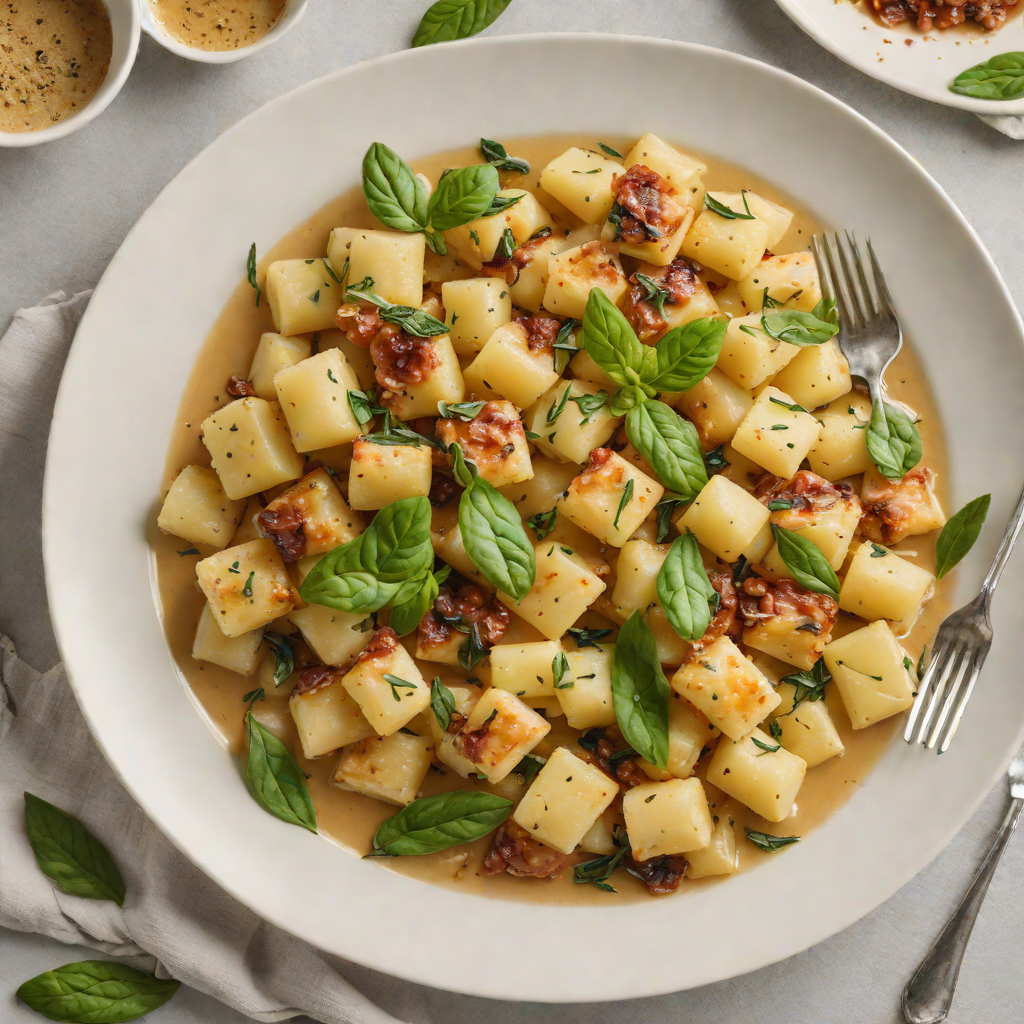 Italian Oven-Baked Gnocchi with Sage Brown Butter Sauce