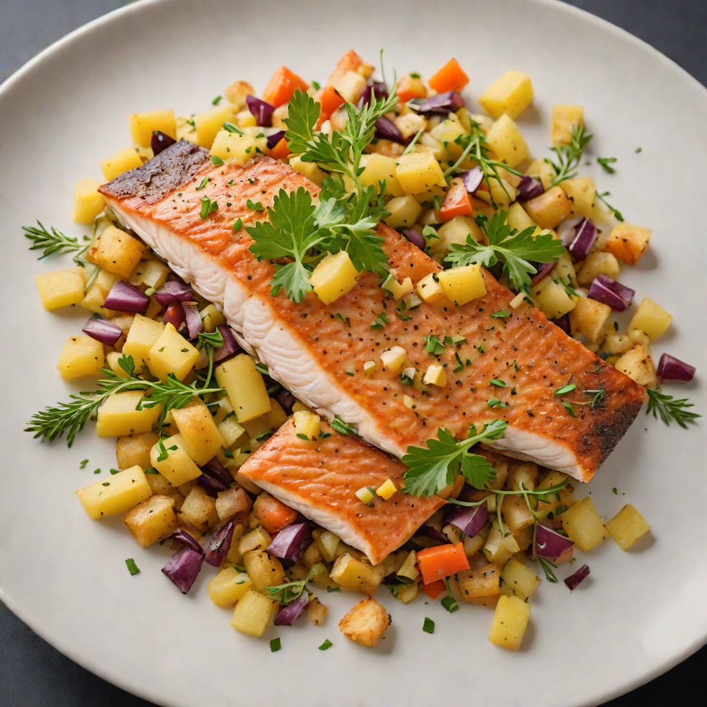 Pan-Seared Trout with Idaho Potato Hash