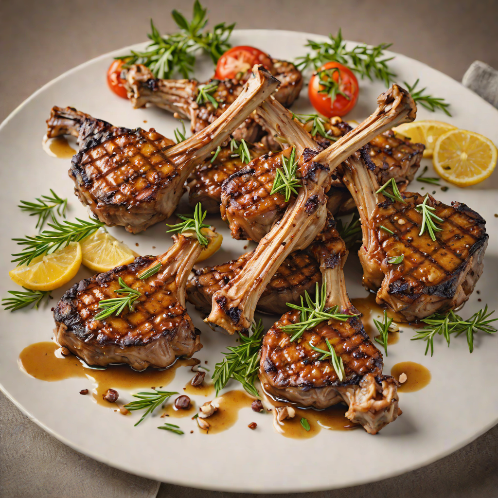 Grilled Magic Valley Lamb Chops with Rosemary Garlic Marinade