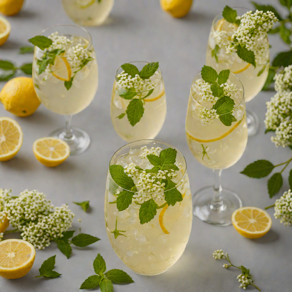 Elderflower Spritz with St-Germain