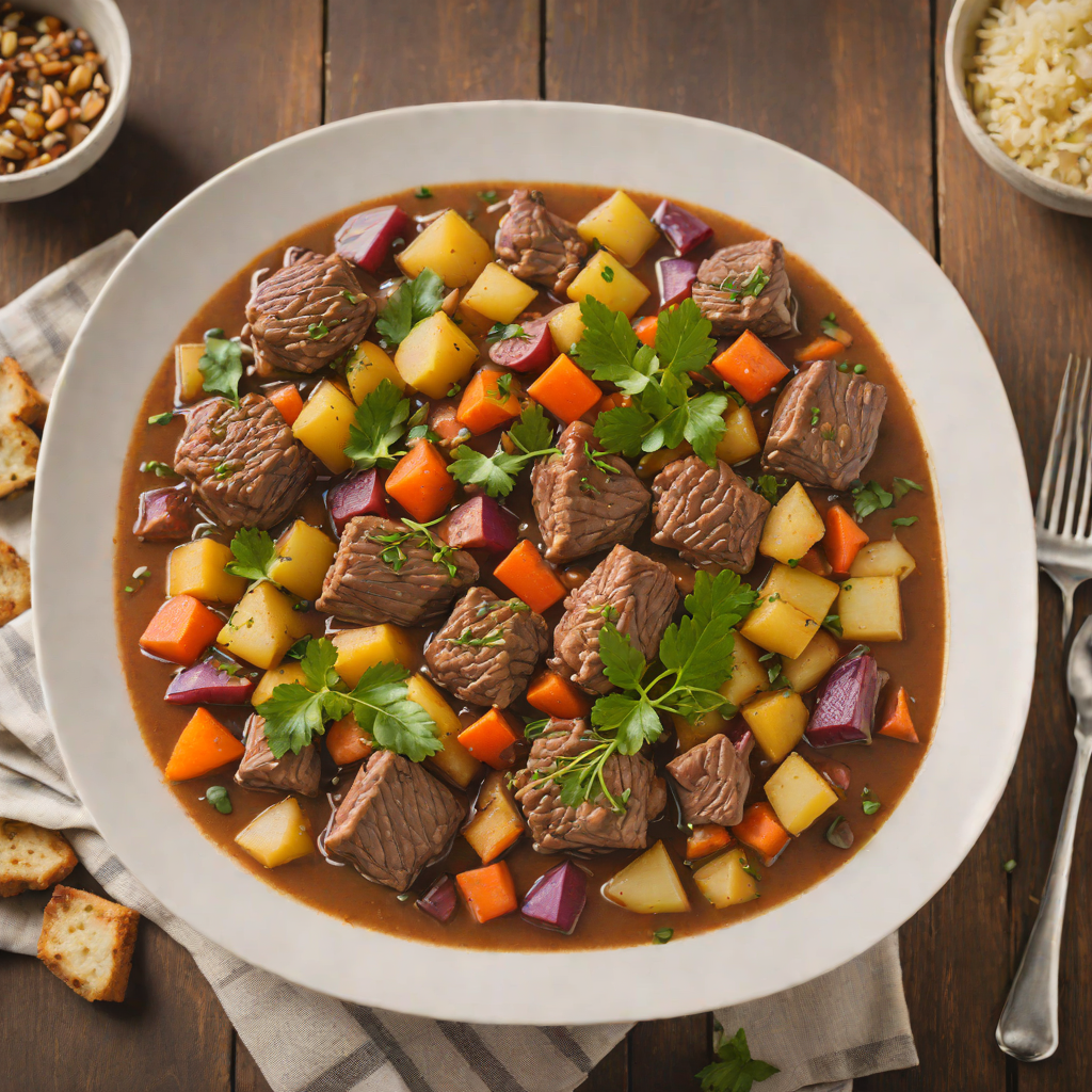 South-Central Idaho Lamb Stew with Root Vegetables