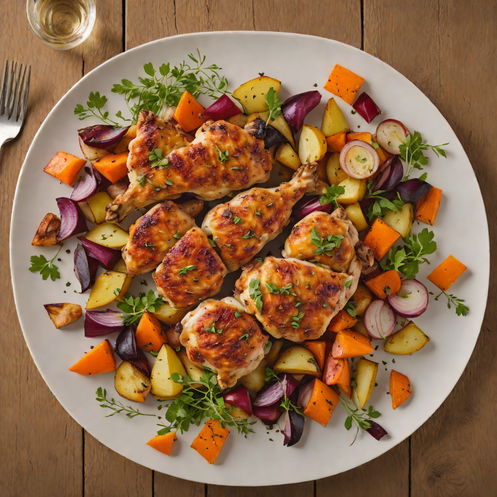 Magic Valley Spiced Chicken with Roasted Root Vegetables