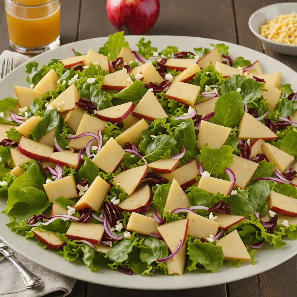 Twin Falls Apple and Cheddar Salad with Cider Vinaigrette
