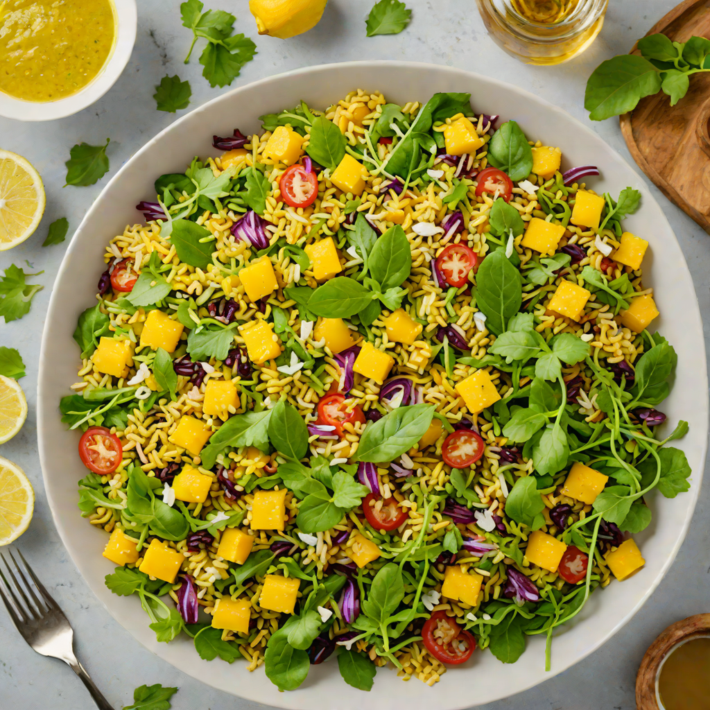 Garlic-Turmeric Quinoa Salad with Citrus Dressing