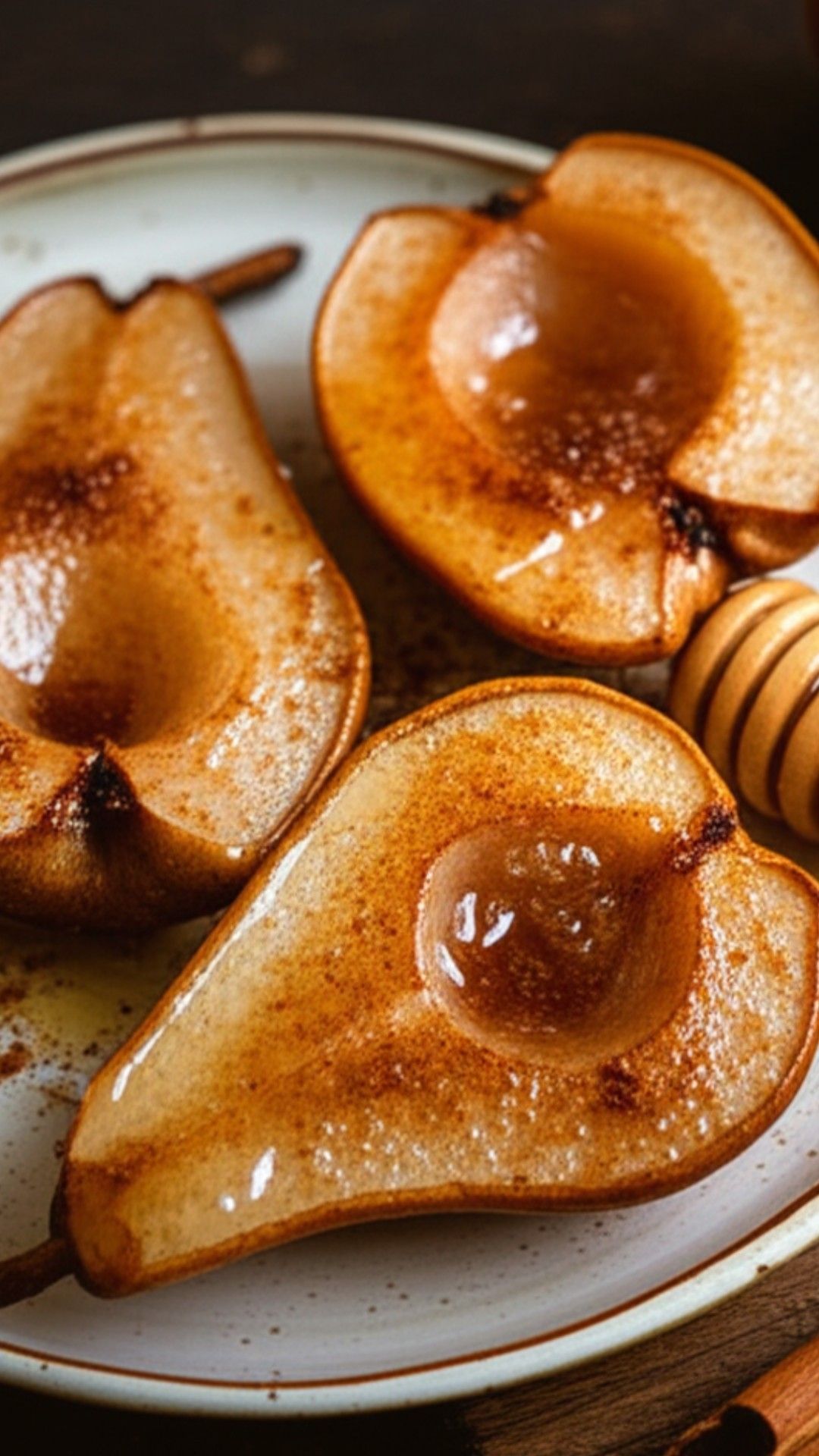 Honey-Roasted Pears with Mascarpone and Toasted Walnuts