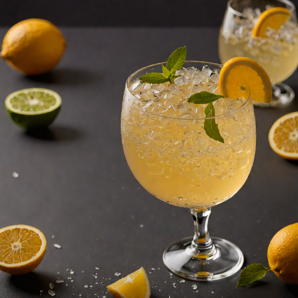 Citrus Settlement Sour with Ginger Sparkle