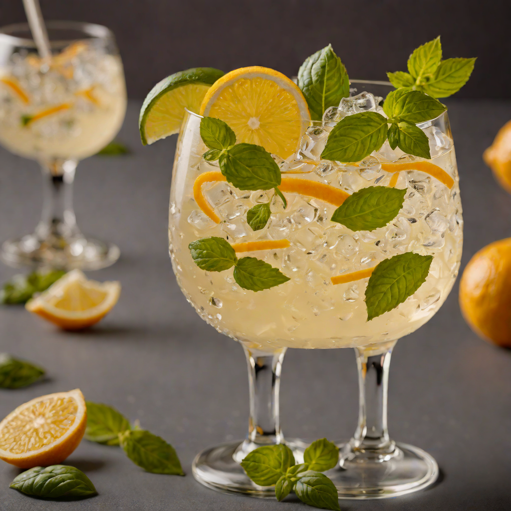 Futures Fizz with Citrus and Basil