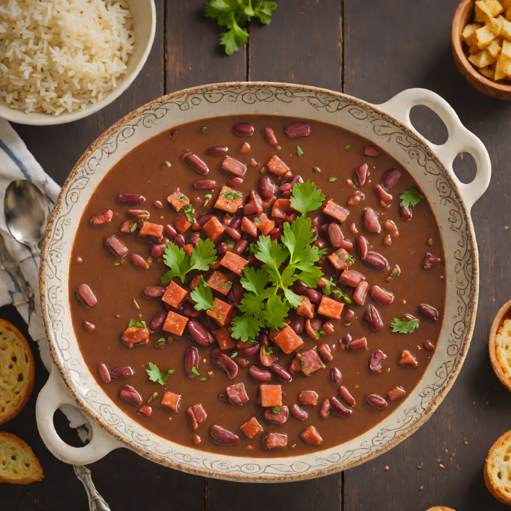 Classic New Orleans Red Bean and Andouille Sausage Stew