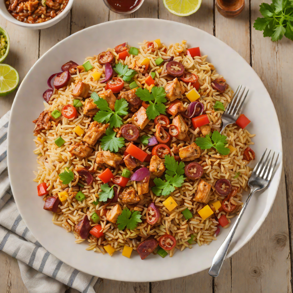 Creole-Spiced Jambalaya with Chicken and Andouille