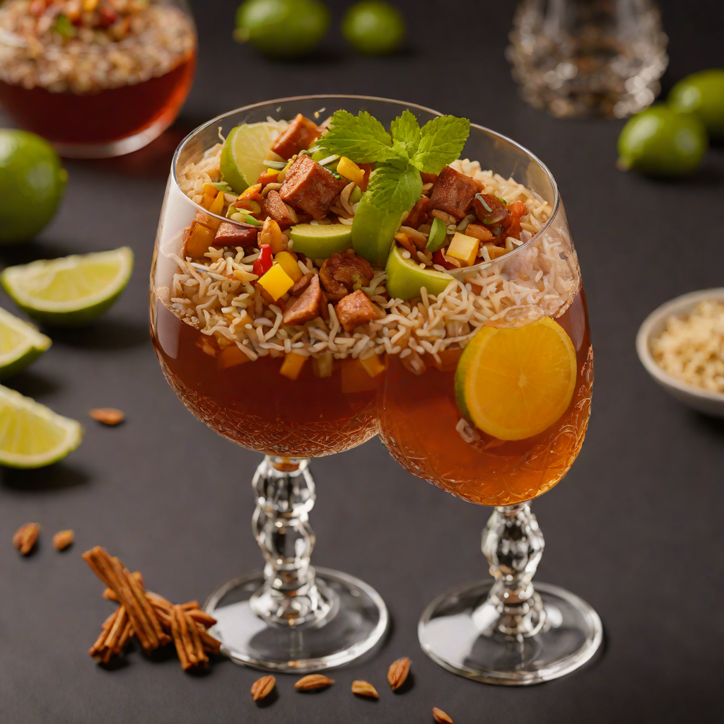 Spiced Rum and Jambalaya Punch
