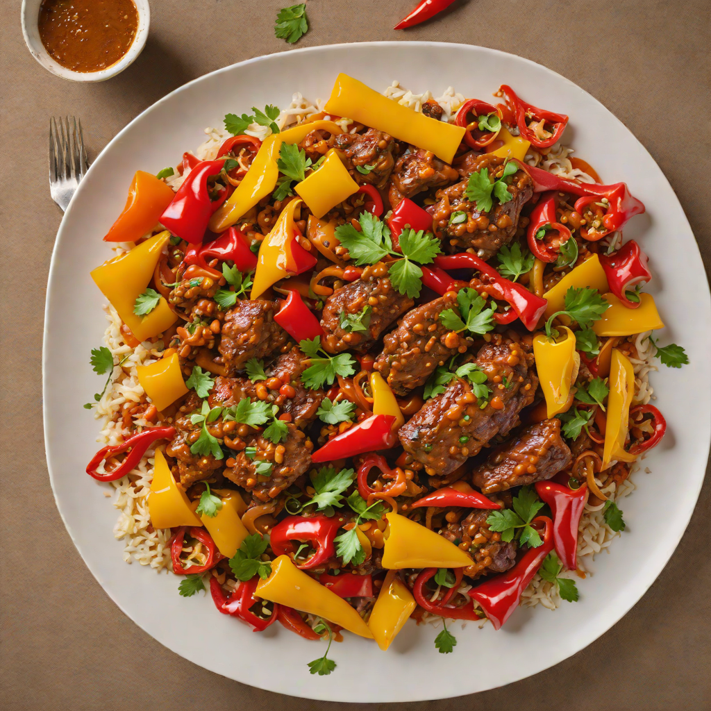 Slow-Cooked Tibs with Berbere and Bell Peppers