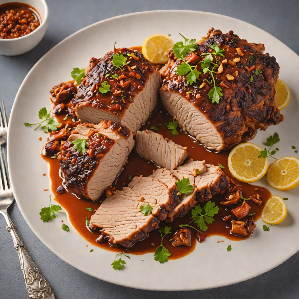Slow-Cooked Pork Shoulder with Smoky Paprika and Garlic
