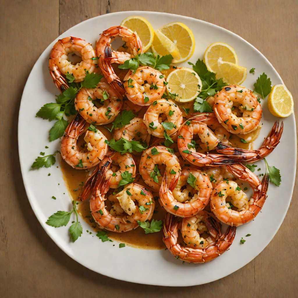 Wood-Fired Cajun Shrimp with Charred Garlic Butter