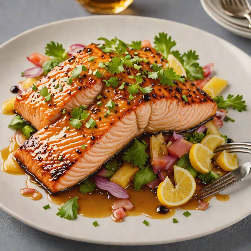 Half-Hour Honey-Garlic Glazed Salmon
