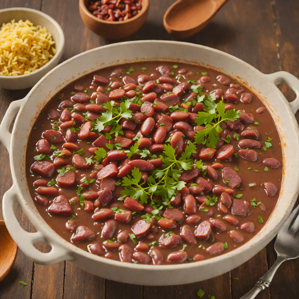 Slow-Simmered Red Beans with Andouille and Cajun Spices