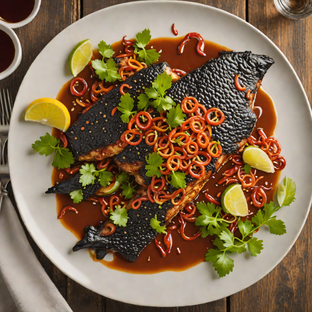 Wood-Fired Blackened Catfish with Asian-Inspired Chili Glaze