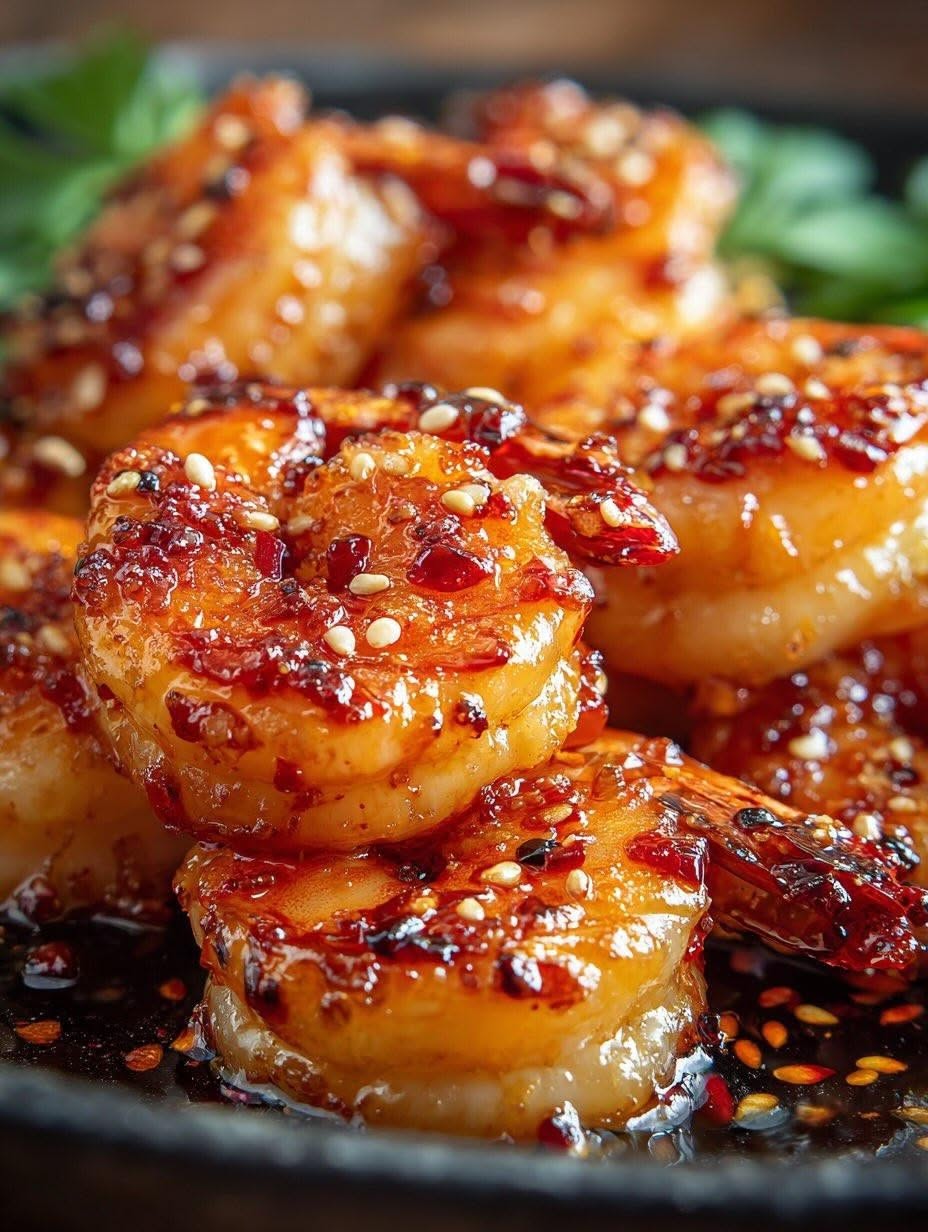 Charred Wood-Fired Gulf Shrimp with Asian Citrus Glaze