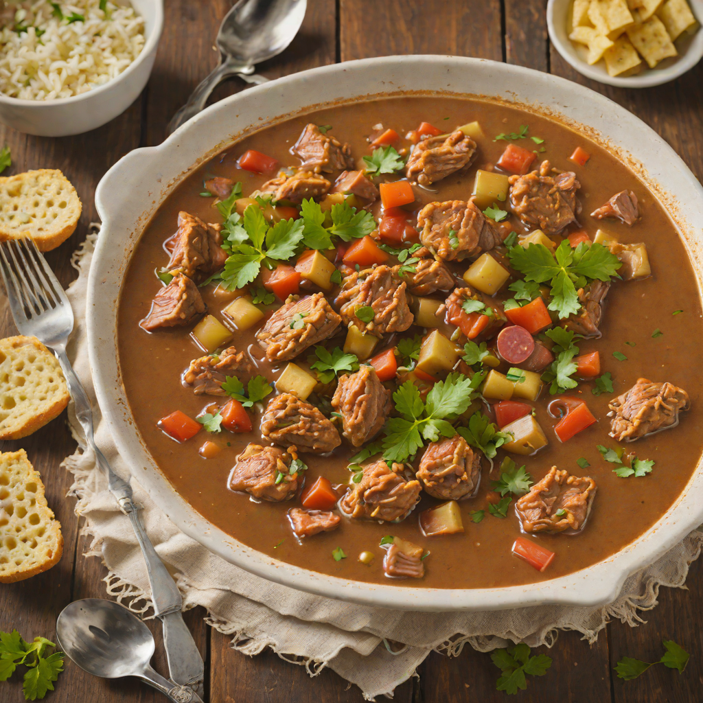 Slow-Simmered Creole Chicken Gumbo with Andouille Sausage