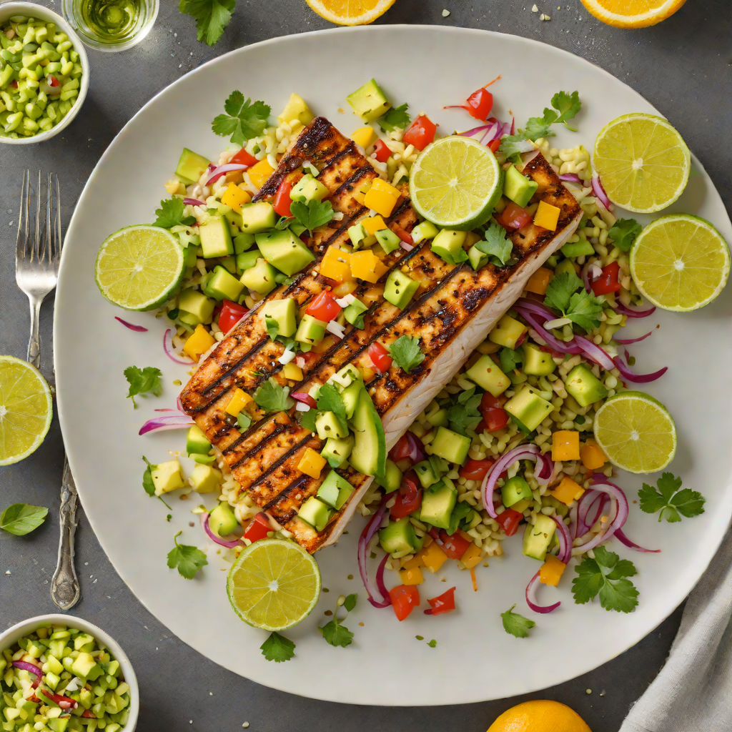 Grilled Mahi-Mahi with Citrus and Avocado Salsa
