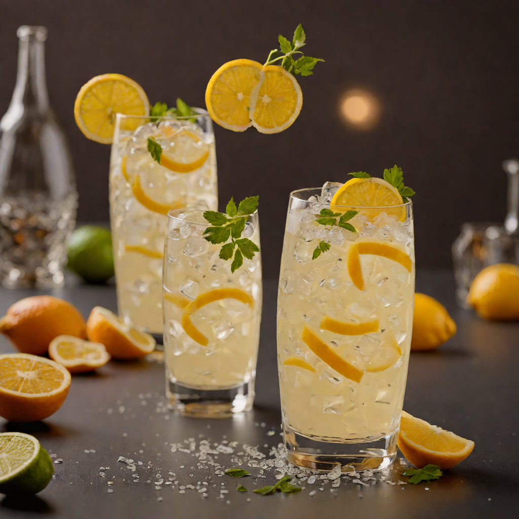 Fountain Square Style Gin Fizz with Fresh Citrus