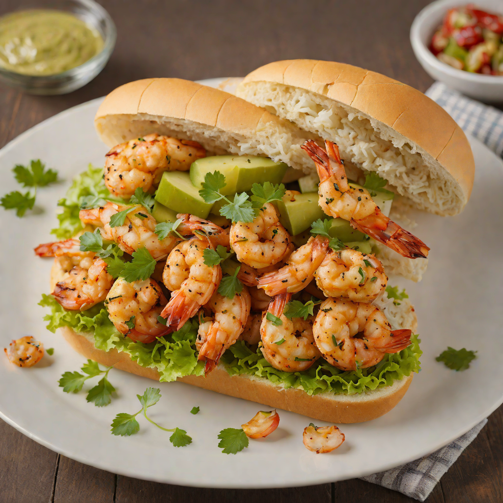 Creole-Spiced Shrimp Po’Boy Sandwich