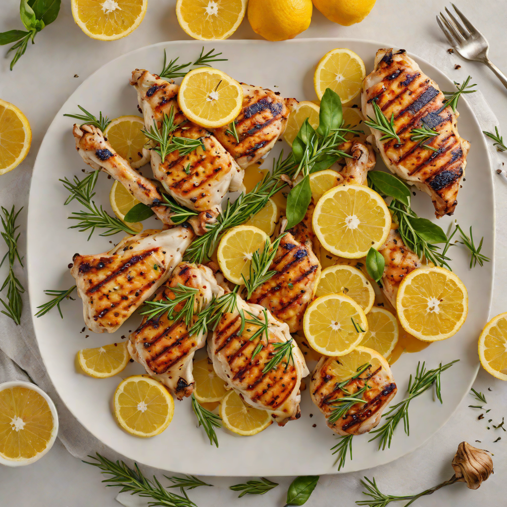 Citrus-Marinated Grilled Chicken with Rosemary and Garlic